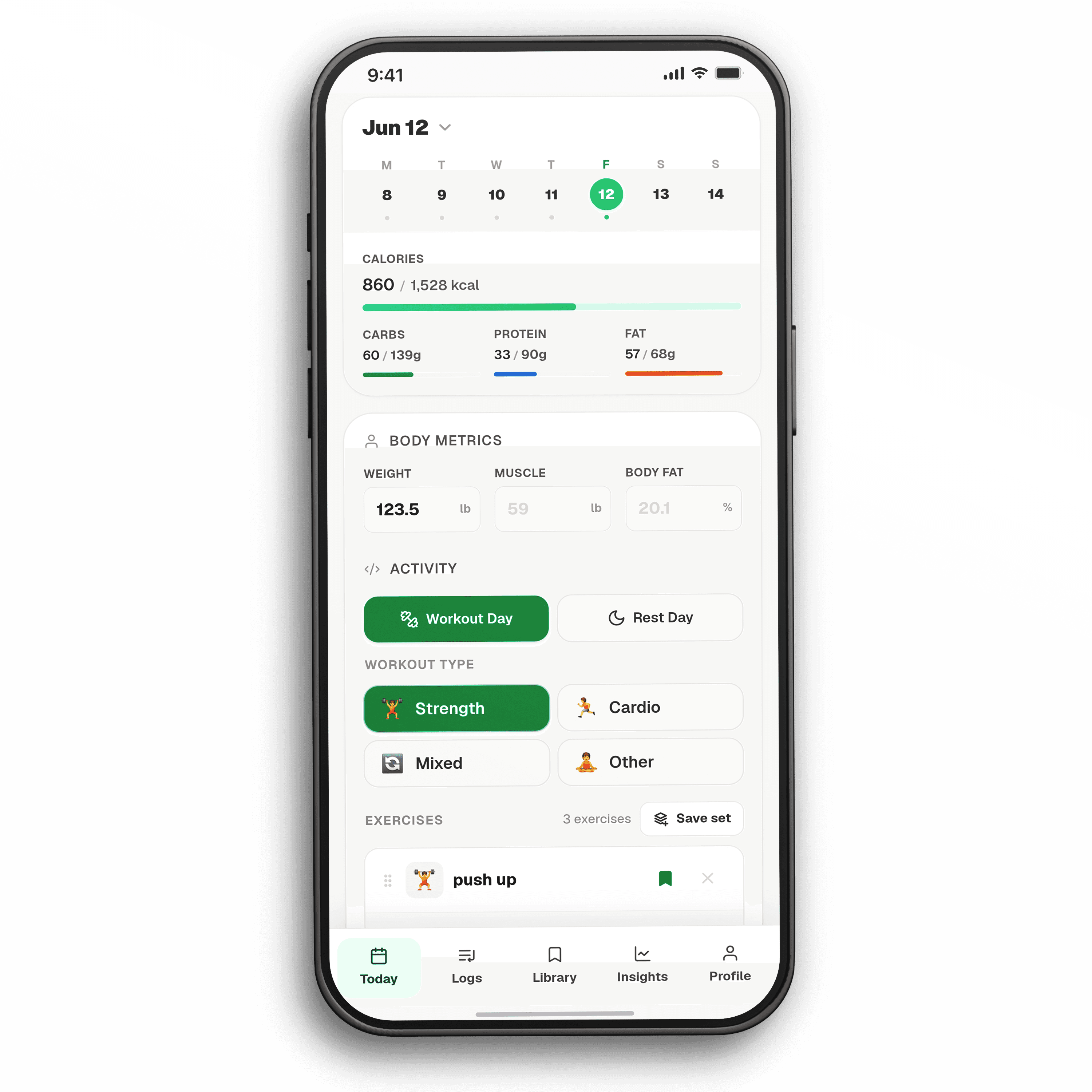 Plimo weight metrics preview
