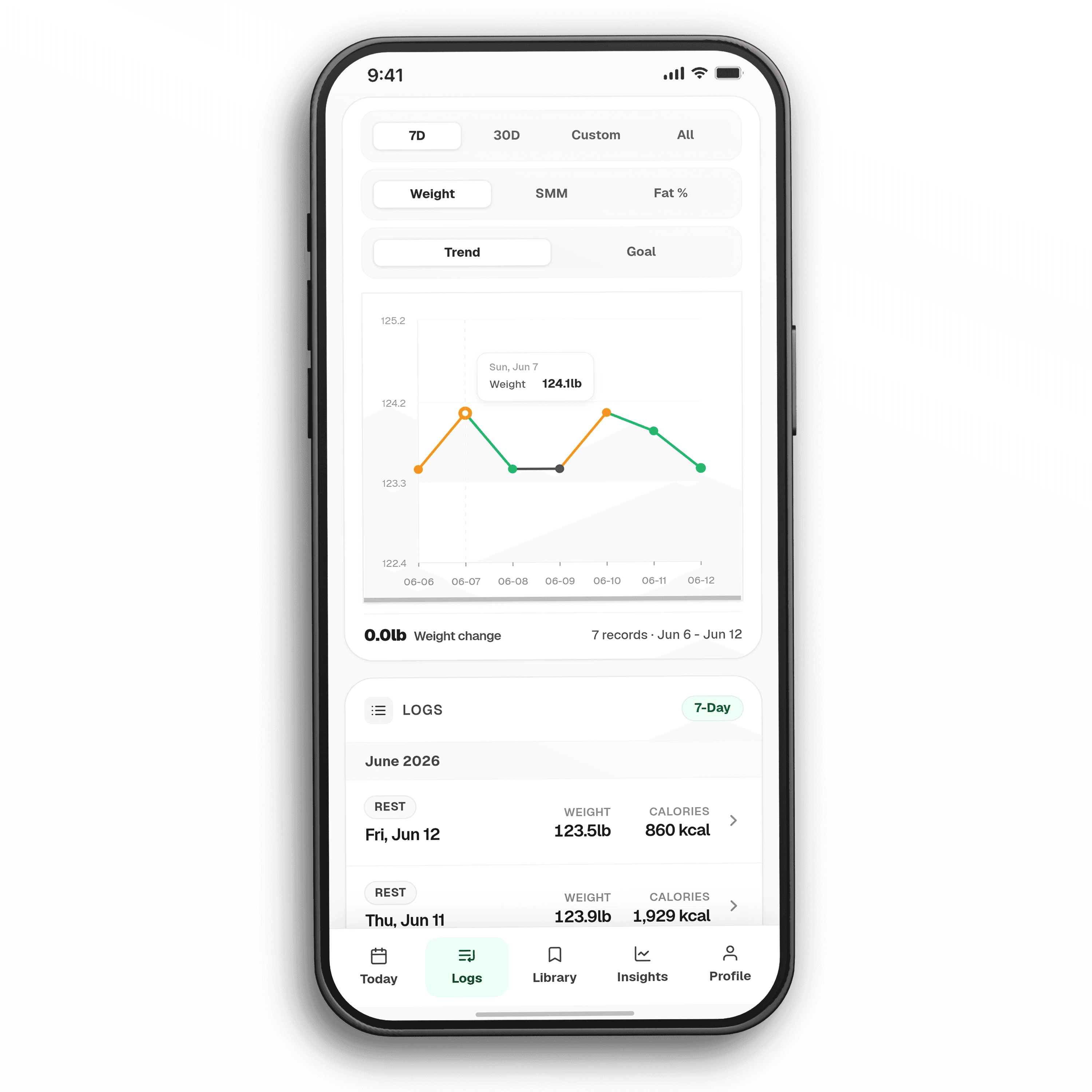 Plimo meal logging preview